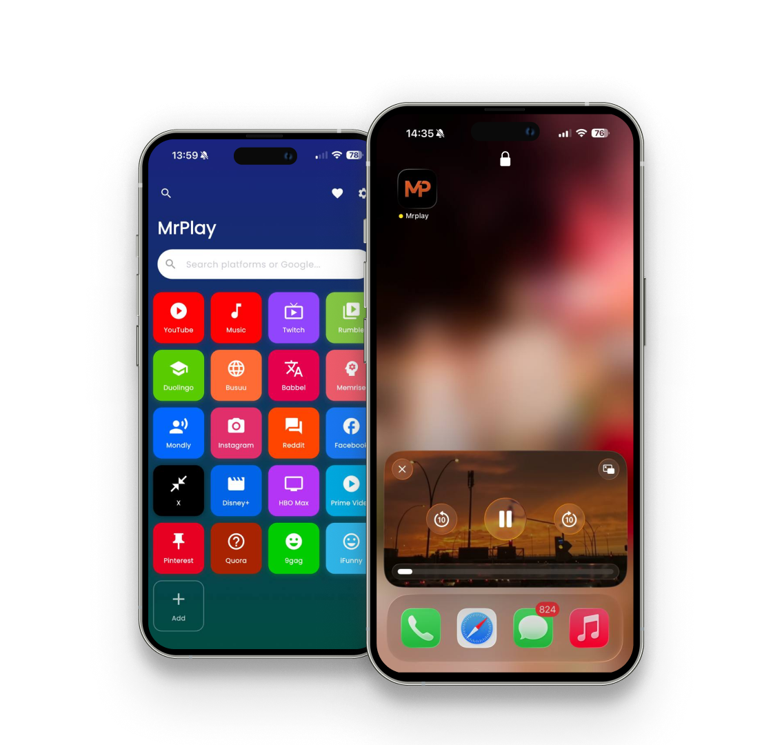 Mini player screenshot